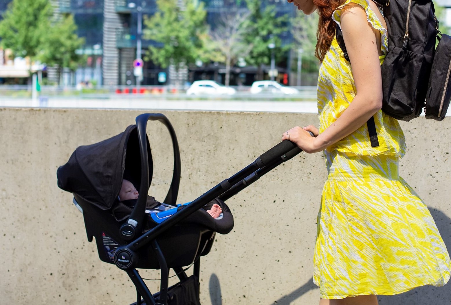 Καρότσι με κάθισμα αυτοκινήτου 3 σε 1 για ταξίδια